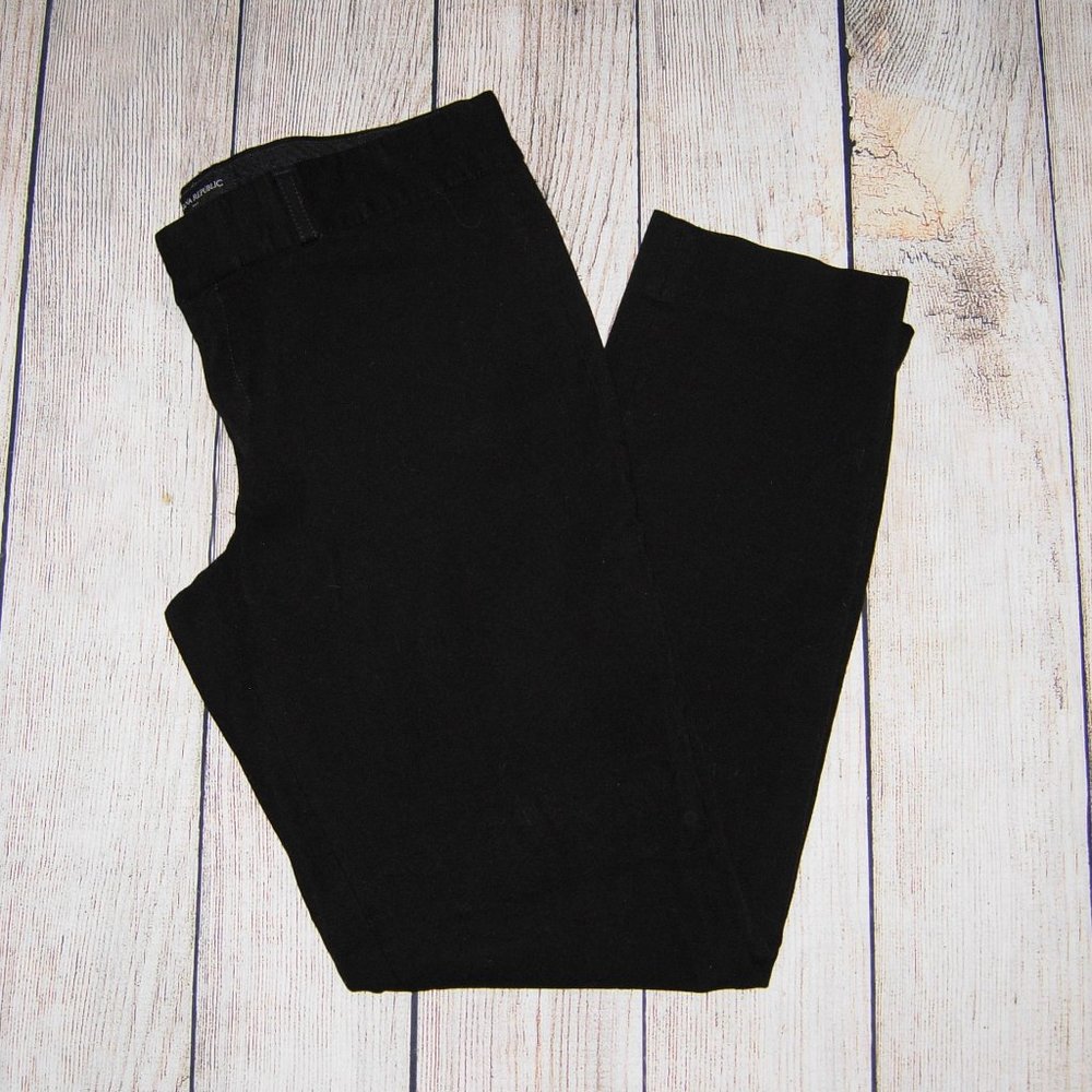 Banana Republic Black Sloan Fit Pants 8